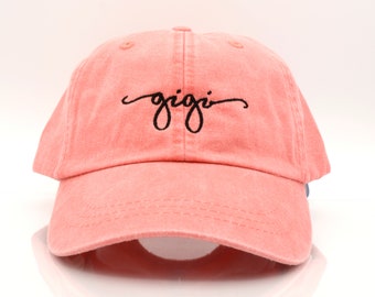 Embroidered Mama, Gigi, Grandma, Mommy, Nana Baseball Cap - Mama Hat, Gigi Hat - Mother's Day Gift - Personalized Gifts - Custom Hat