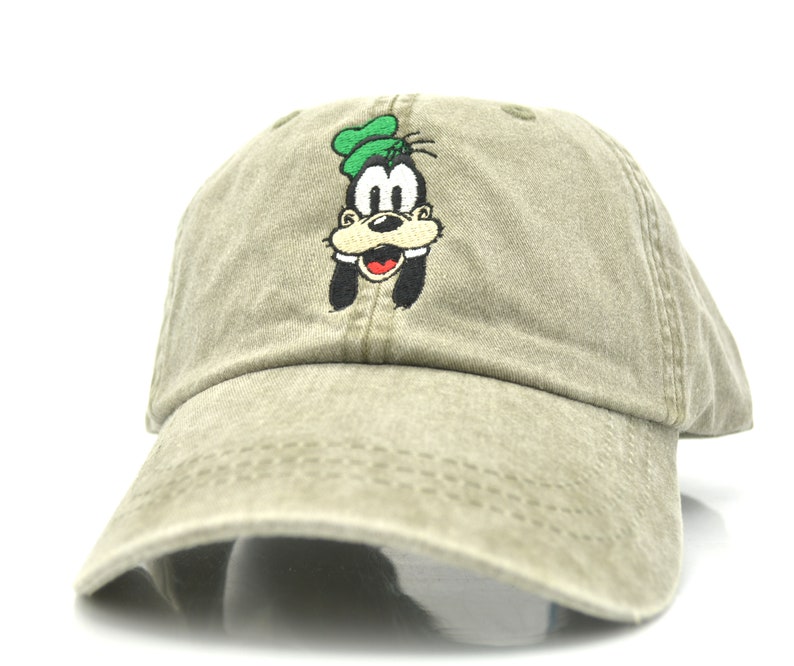 Goofy Head Hat Disney Baseball Caps Custom Embroidered | Etsy