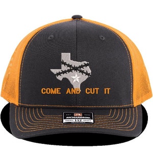 Come and Cut it Cap. Stand with Texas. Embroidered Texas state Cap. Richardson 112 Snapback, Custom Trucker Hat, Custom Mesh Trucker Hat