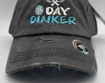 Pickleball Day Dinker Cap: Ponytail Baseball Hat