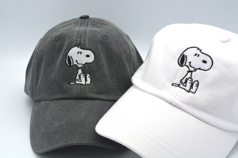 Snoopy Hat Baseball Caps Dog embroidered Custom Embroidered Etsy
