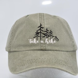 Take a Hike Baseball cap Unisex embroidered hat Hiking Climbing Adventure Northwest Hat The PNW Cap Mountain Hat Pacific Northwest Cap