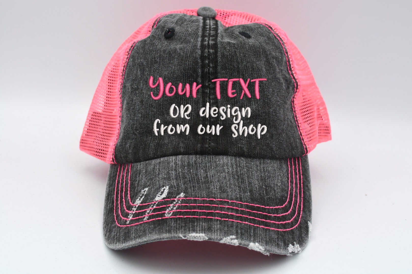 DATI Ponytail Hat High Messy Bun Womens Trucker Baseball Visor Dad Cap Low Profile PonyCap DATI Ponytail Hat High Messy Bun Womens Trucker Baseball Visor Dad Cap Low Profile PonyCap