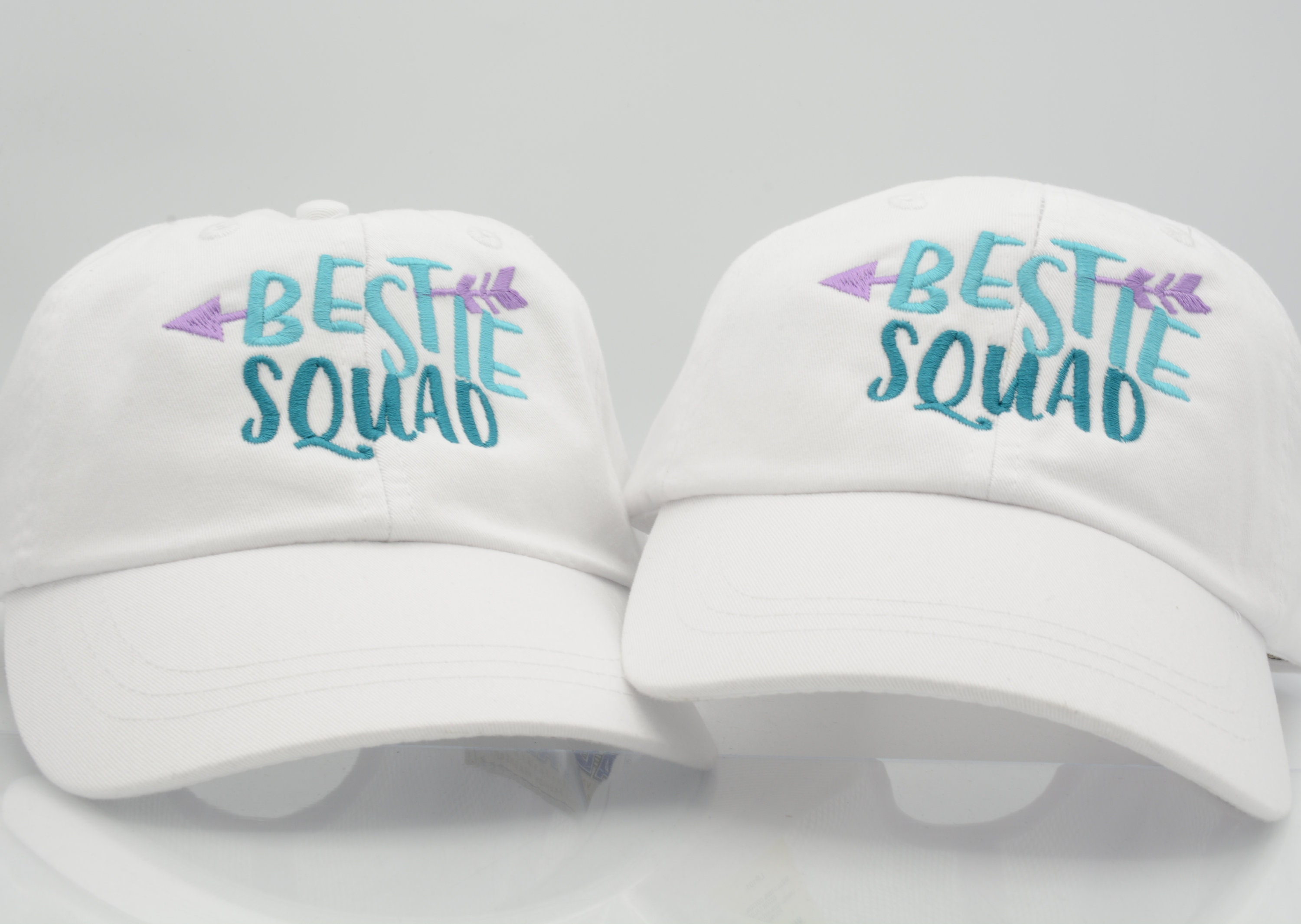 Bestie Squad Embroidered Baseball Cap: Girls Trip Matching Hats - Etsy