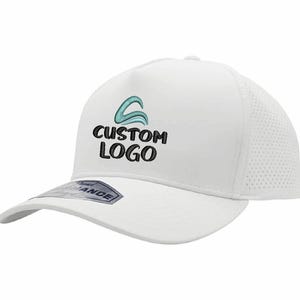 Custom Embroidered Performance Golf Hat: Moisture Wicking