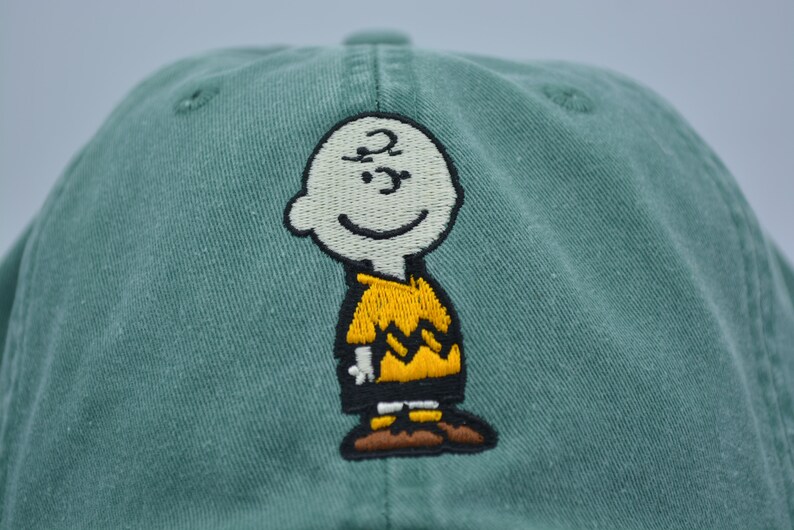 Charlie Brown Hat peanuts Snoopy Hat Baseball Caps Embroidered Etsy