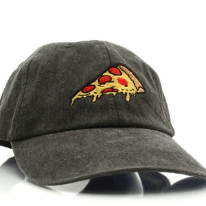 Pizza Slice Baseball  dad Cap Pepperoni Pizza Baseball Cap, Pizza Embroidered Hat, Embroidery Dad Hat,  Pizza Hat