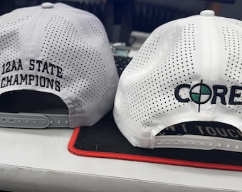 Cap Embroidery Add-On: Back or Side Text Upgrade- NOT SOLD SEPARATELY