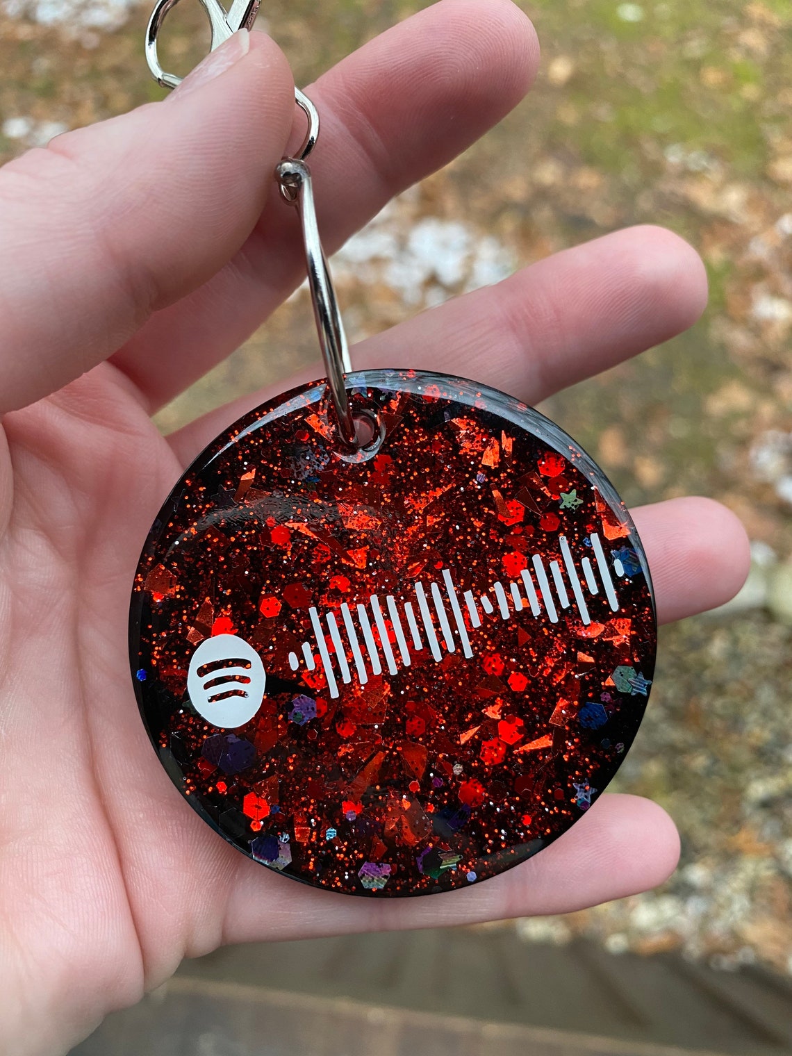 Spotify Code Keychain Twilight Keychain Custom Keychain Etsy