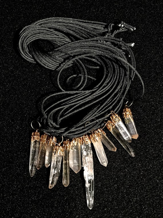 Quartz Necklace,Quartz Charm,Quartz Pendant,Quartz