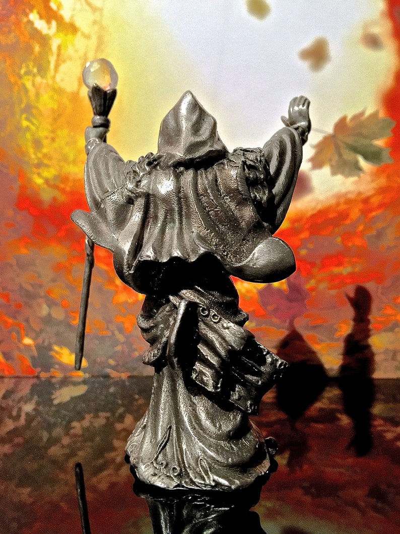 Wizard StatueWizardWizard SculptureVintage FantasyFantasy Etsy