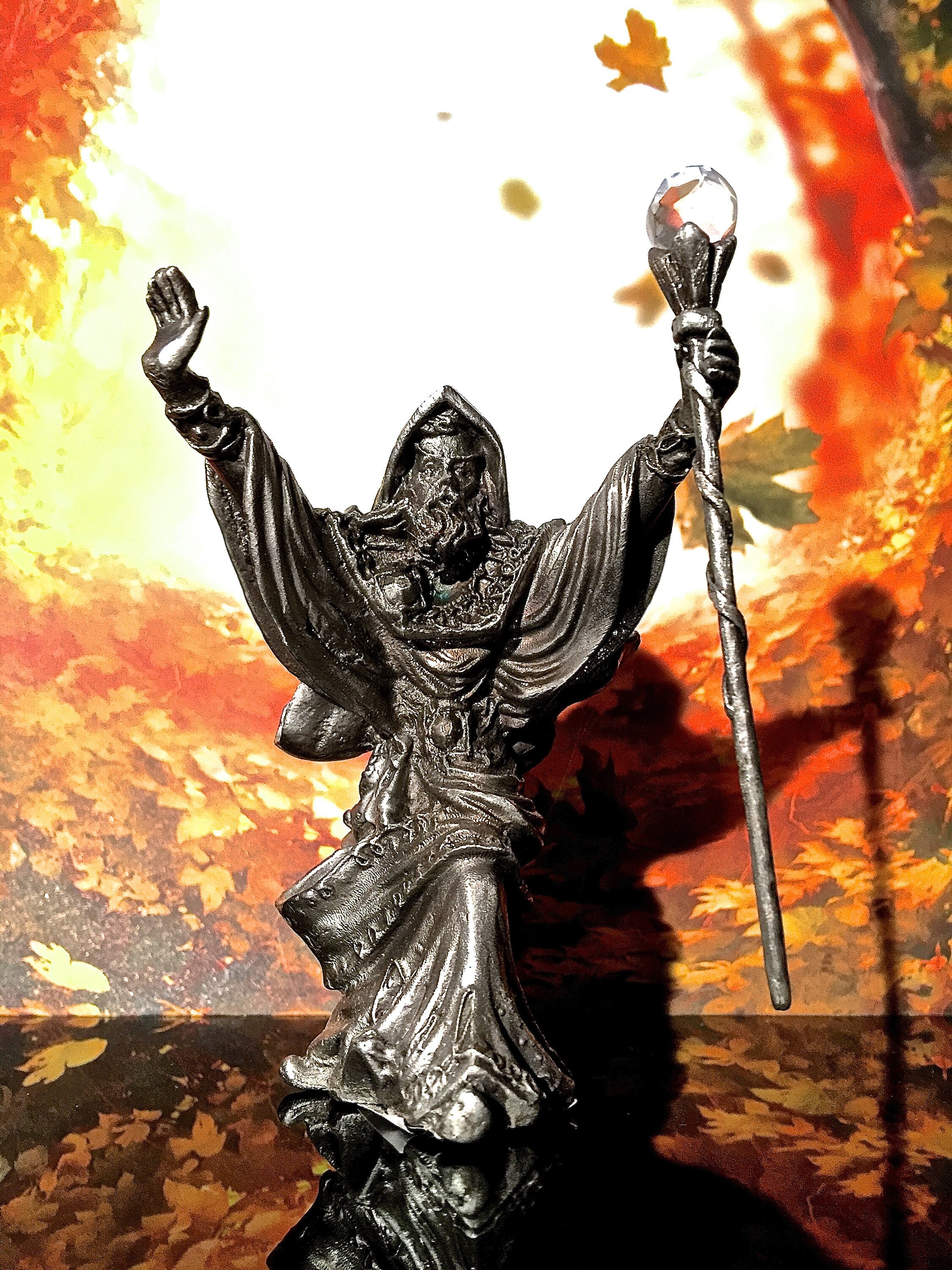 Wizard StatueWizardWizard SculptureVintage FantasyFantasy Etsy