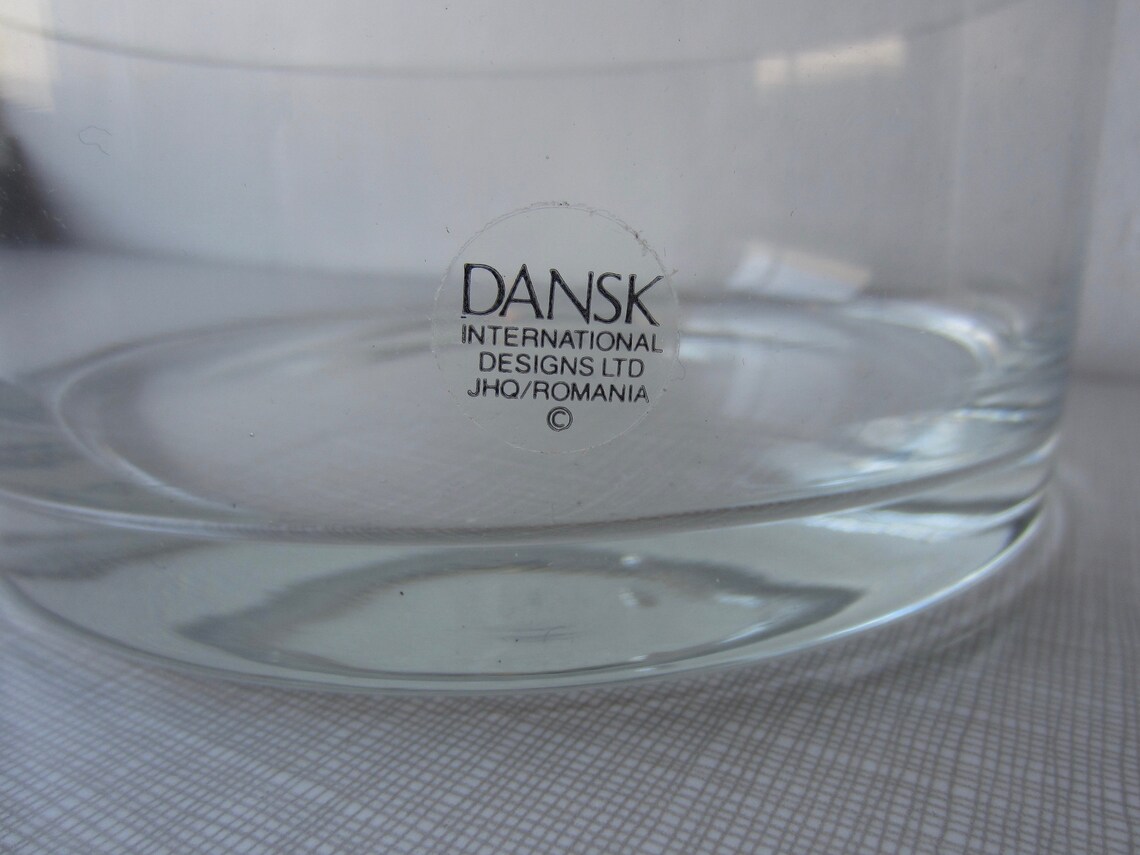 Vintage Dansk Crystal Bowls circa the 80's priced per Etsy