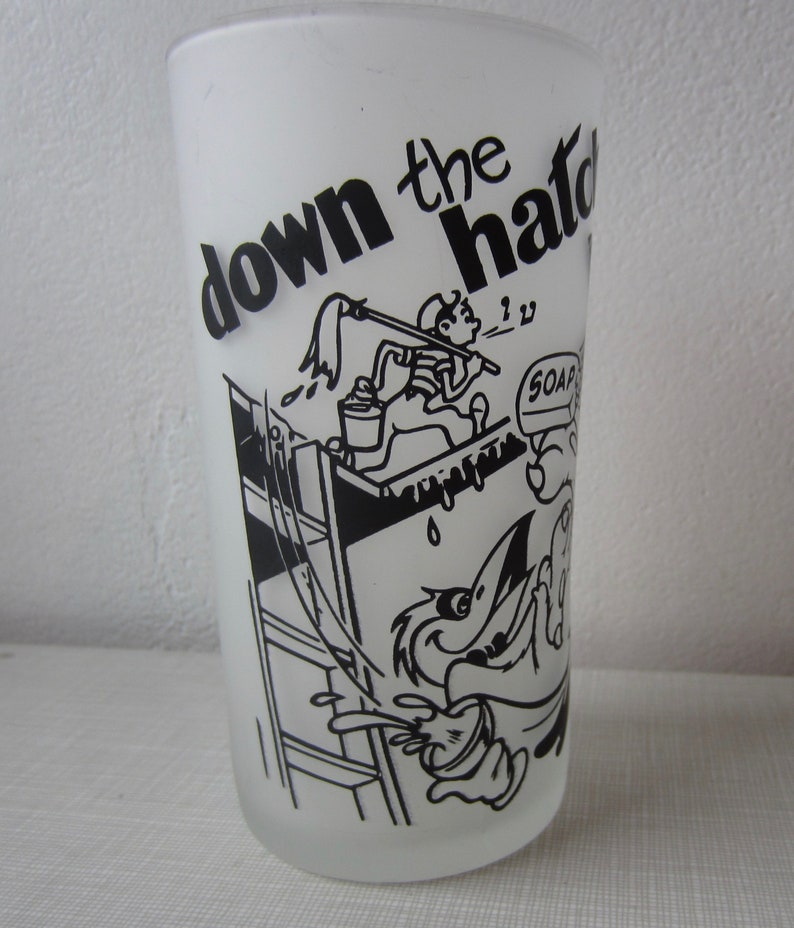 Vintage Novelty Bar Glasses Circa the 50's priced per Etsy