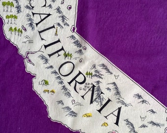 Vintage California Scarf circa the 60's