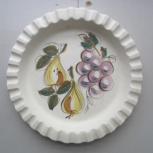 Vintage Sascha Brastoff Pie Plate circa the 60's image 1