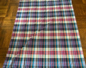Tela Madras vintage de los años 70 (precio por corte a medida)