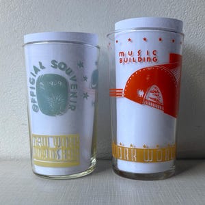 1939 Worlds Fair Drinking Glasses - Etsy