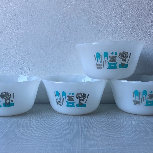 Vintage Blue Heaven Custard Bowl (priced per bowl)