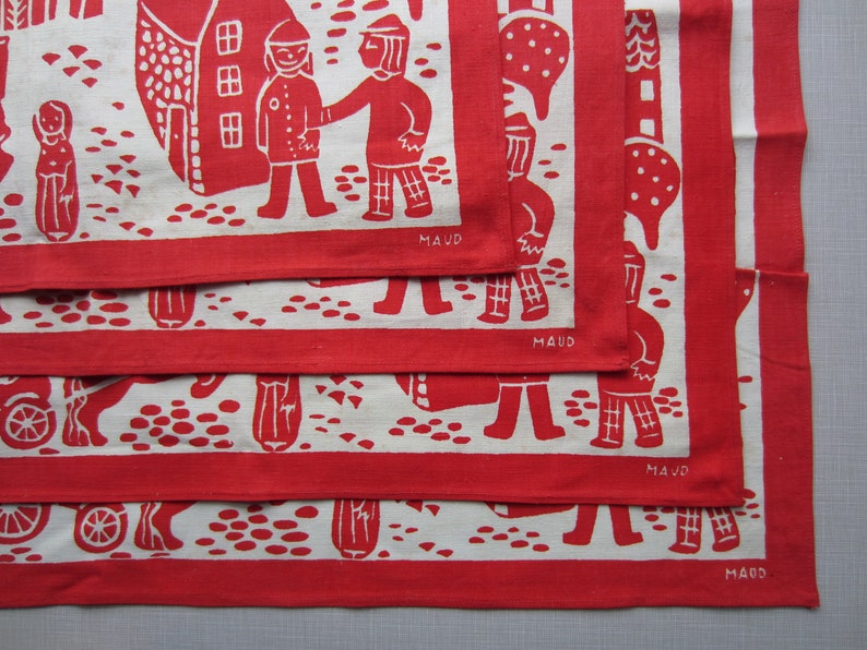 Vintage Napkins by Maud circa the 60/'s