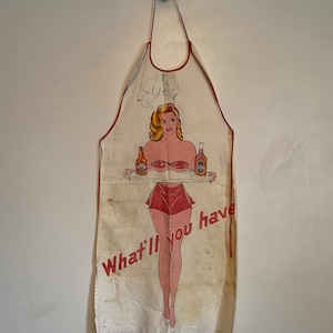 Vintage Novelty Apron circa te 60&#39;s
