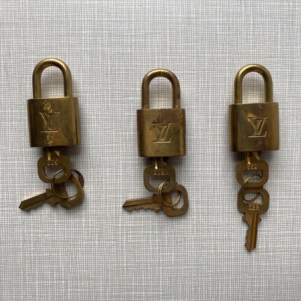 Louis Vuitton Lock and Key Etsy