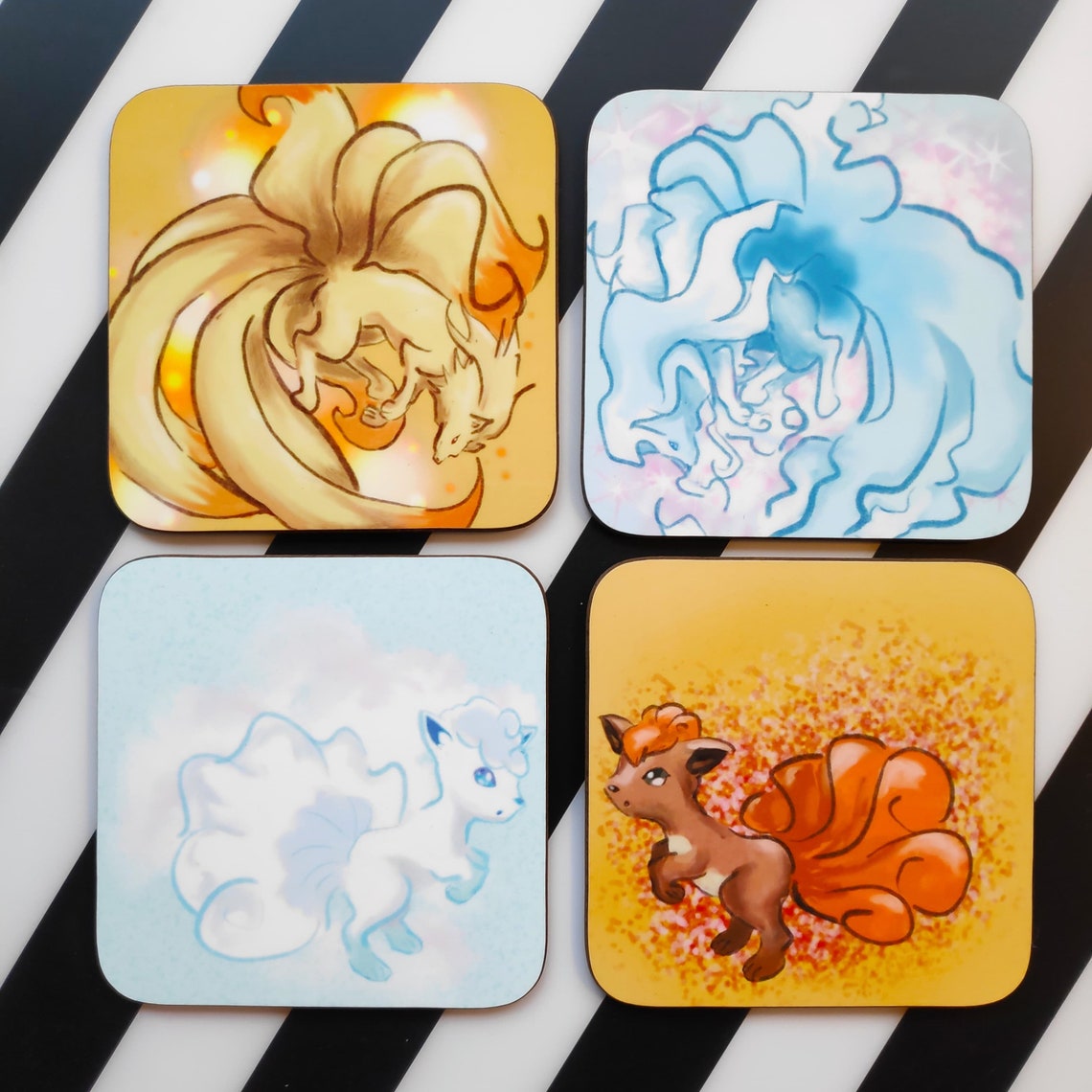 Pokémon Coasters Includes All Eevolutions Etsy