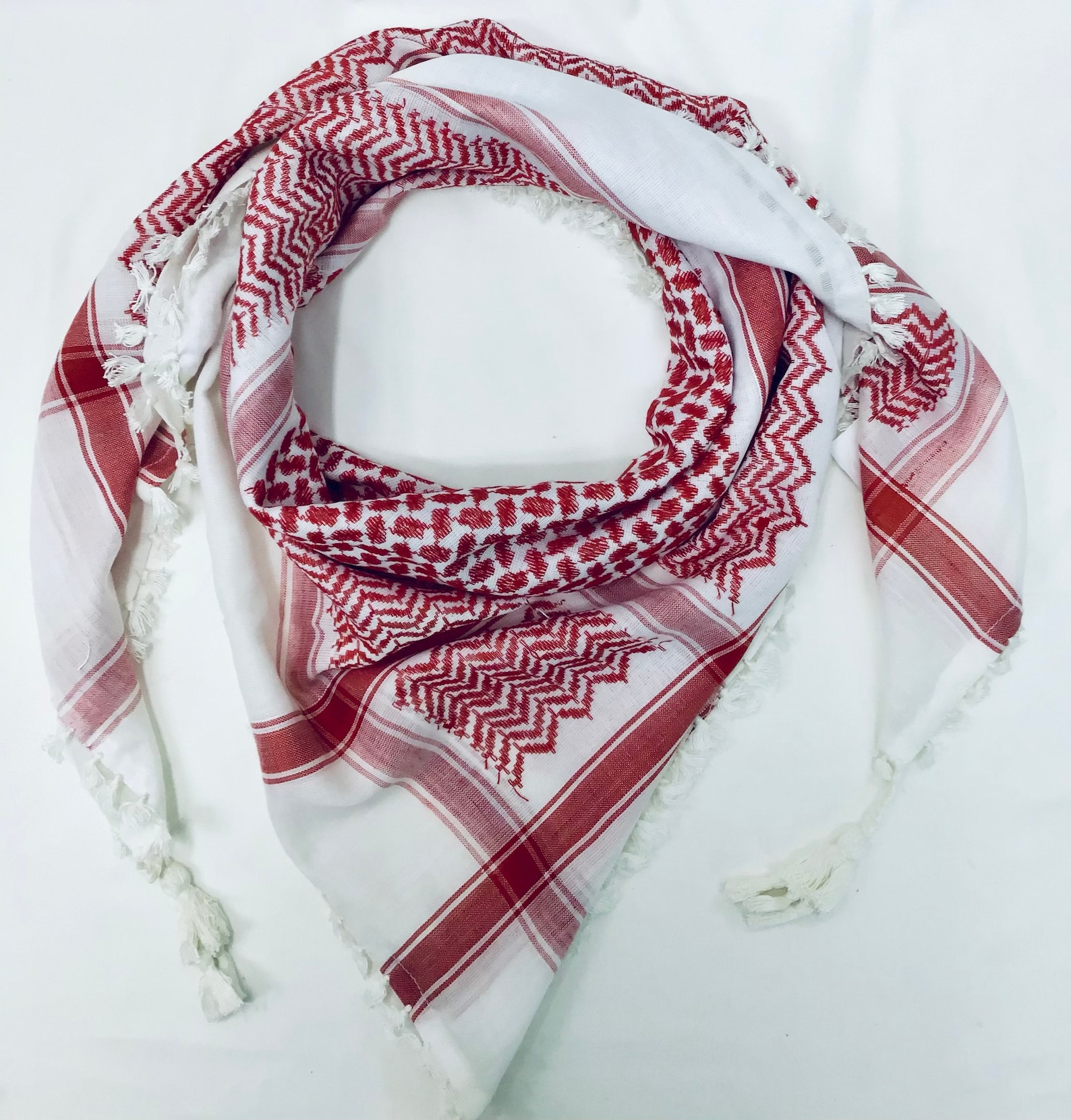 Traditional Palestinian Scarf. 100 Cotton Keffiyeh Shemagh Etsy