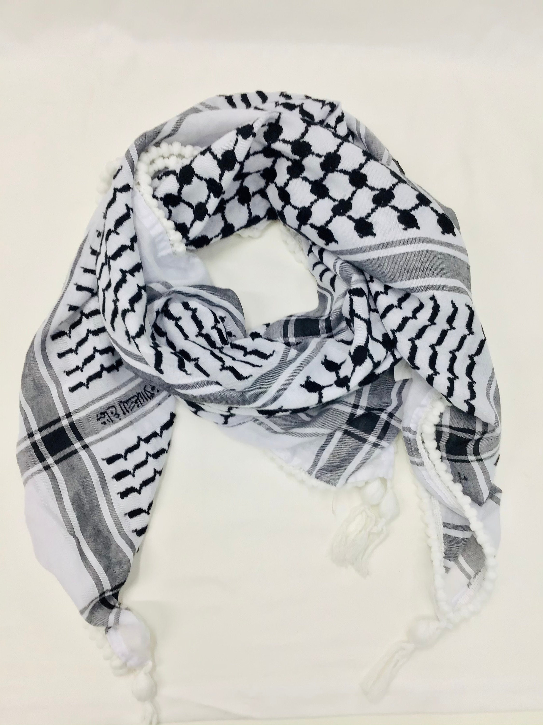 Pañuelo Algodón Keffiyeh Shemagh Etsy España