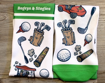 Bogeys & Stogies Golf Socks: Funny Golf Lover Gift