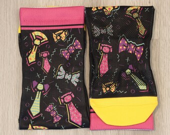 90's Neckties Socks: Funny Patterned Socks