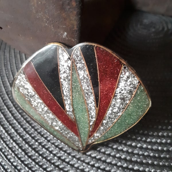 Broche vintage dans l'esprit années 30