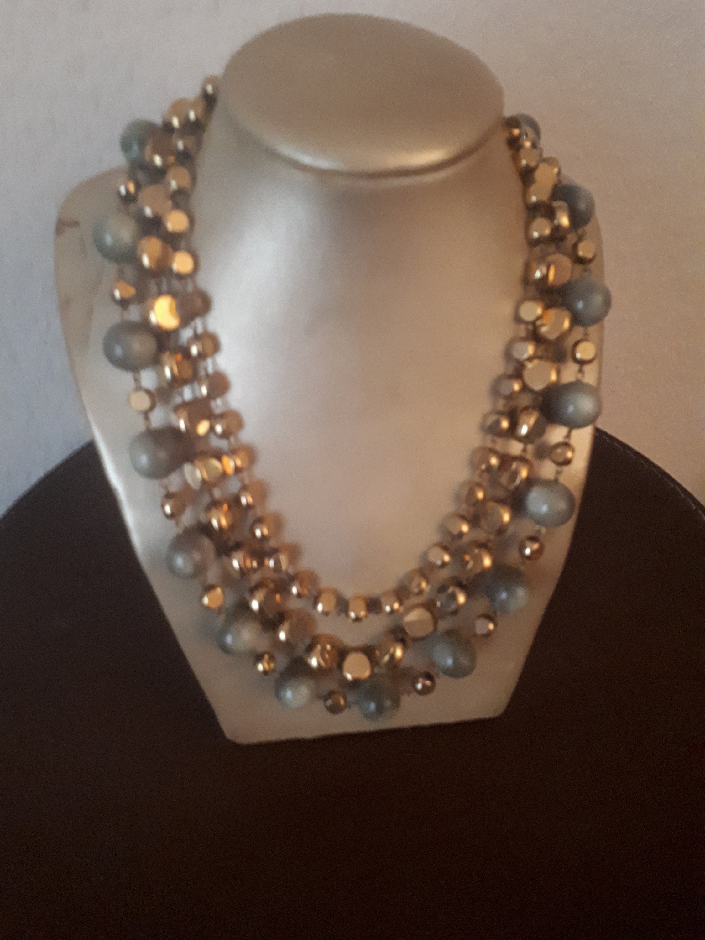 Collier Vintage Années 50 à Compléter Ou à Porter Tel Quel - Occasion, Fabrication Française