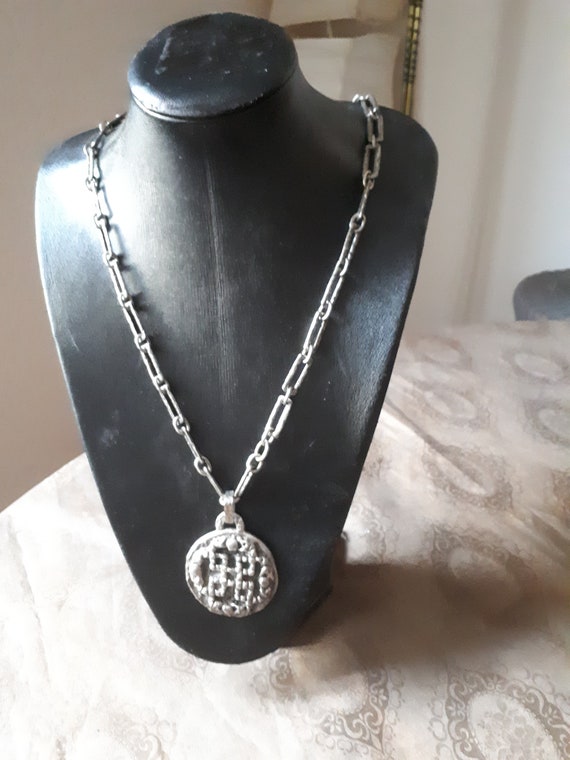 Yvonne TINDAS Paris pendant necklace (pupil Line … - image 3