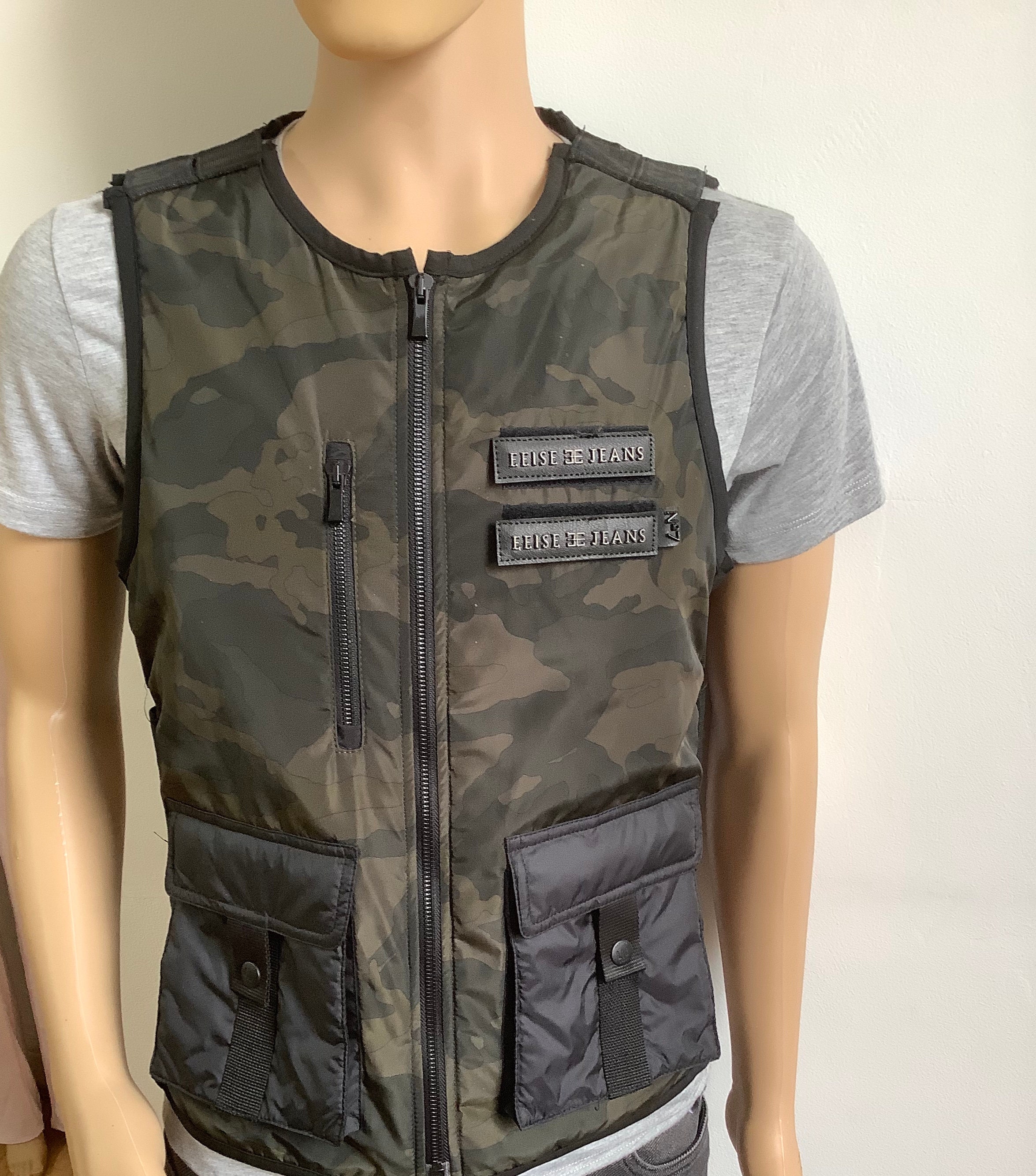 Mens Camouflage Gilets Body Warmer Etsy UK