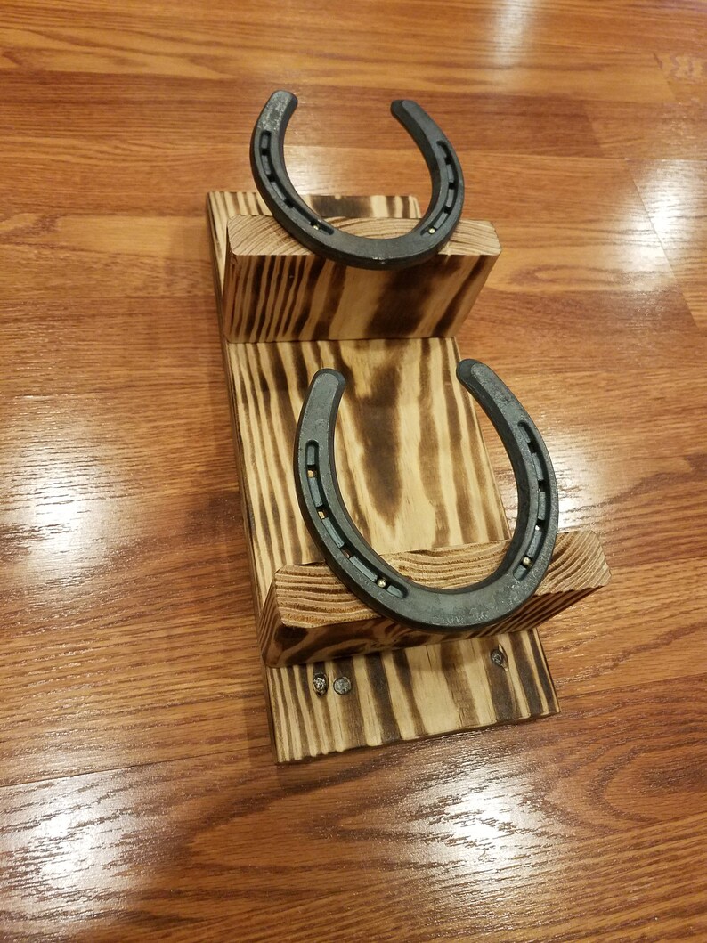 Horseshoe Towel Holder Towel Hanger Equine Decor Horseshoe Etsy