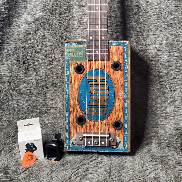 Zinn Zigarre Box Gitarre