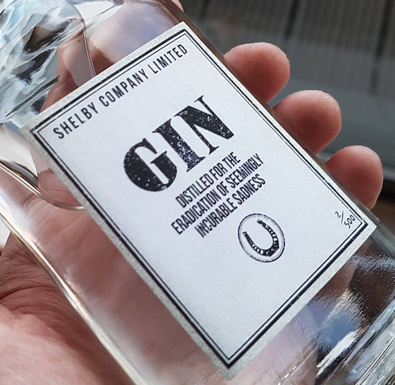 1boxサンキューパック ジャビビルブラッド サイクリル ティンパニーシンバリー Peaky Blinders Gin Bottle | Shelby Company Limited | Prop Replica