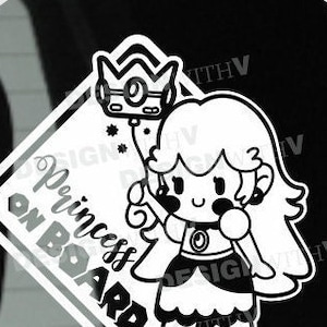 Baby On Board - Vinyl Car Decal - PRINCESS