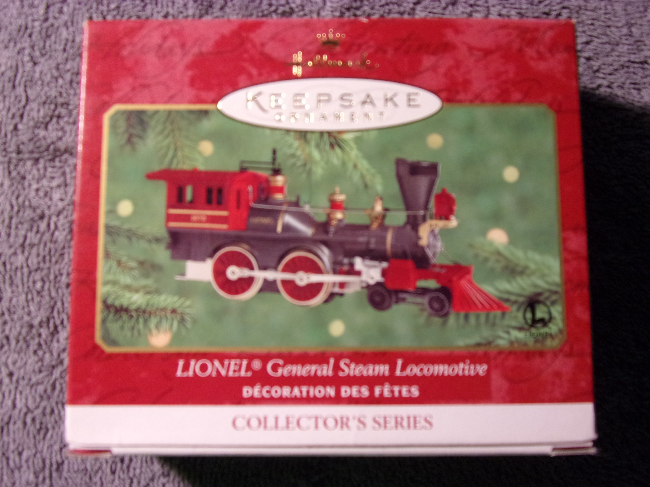 Hallmark LIONEL The General Steam Locomotive Ornament NOS