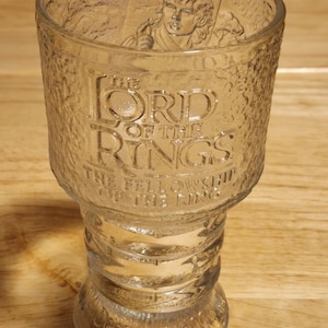 Mcdonald's lord of hotsell the rings glasses