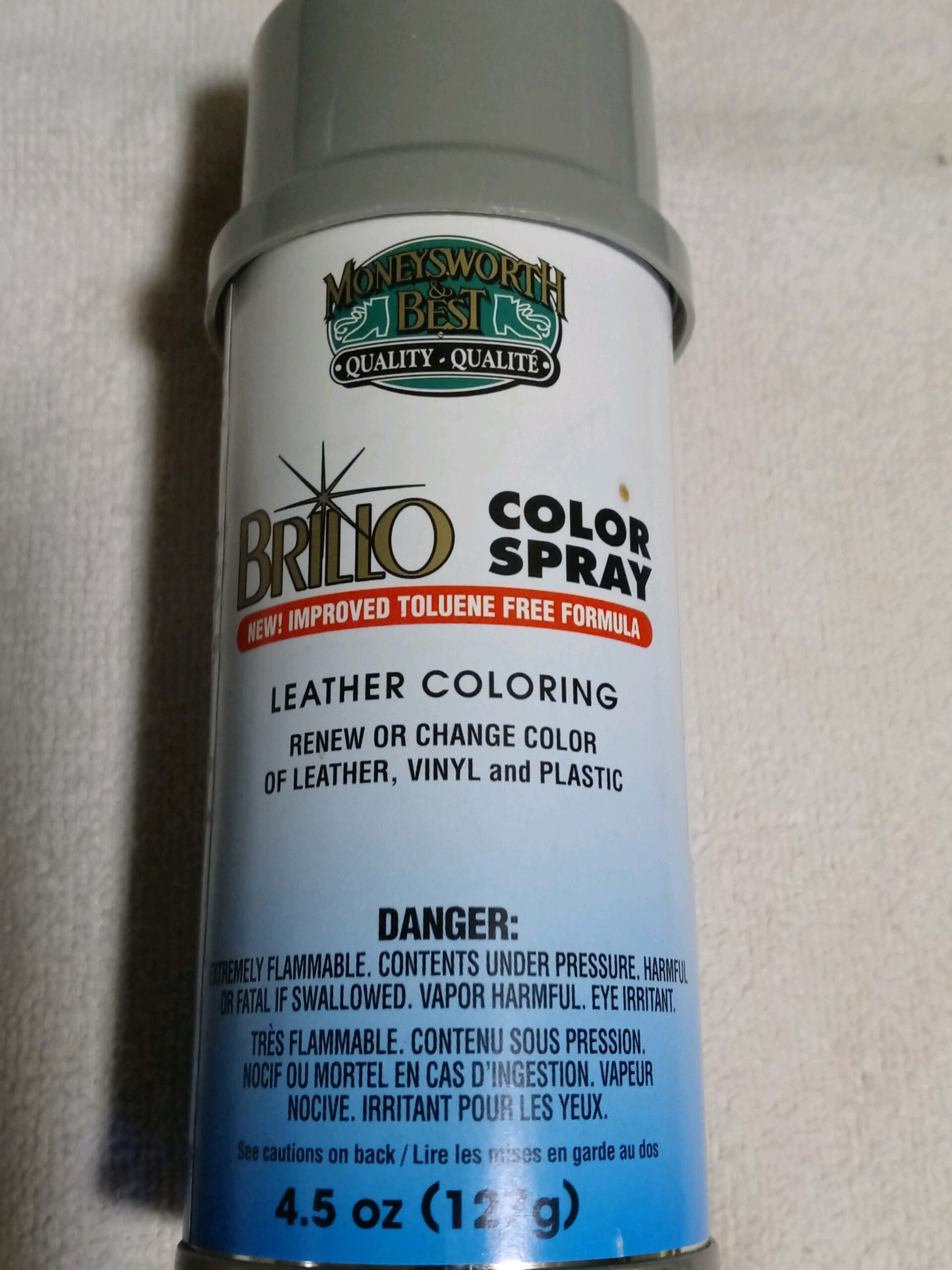 brillo leather paint