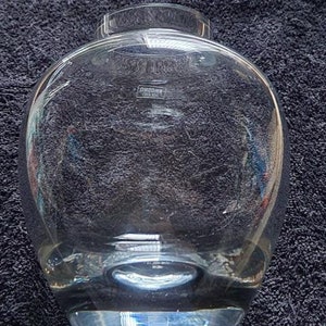 Heavy Lead crystal Krosno Poland vase