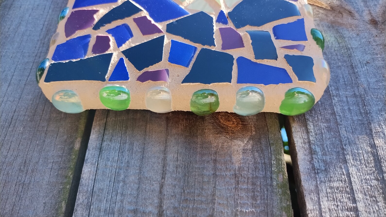 Primitive Tile Whoo: Mosaic Tile Owl Original Handmade Primitive Folk Art - Etsy