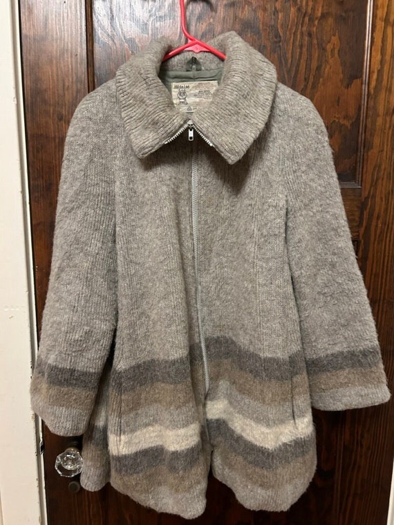 Amazing, Warm, 70s Vintage Icelandic Wool Coat. G… - image 1