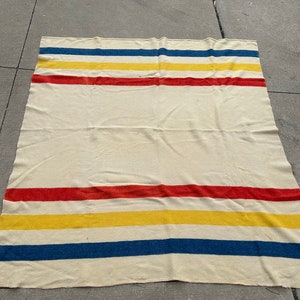 Great Camp or Stadium Blanket- Hudson Bay Style