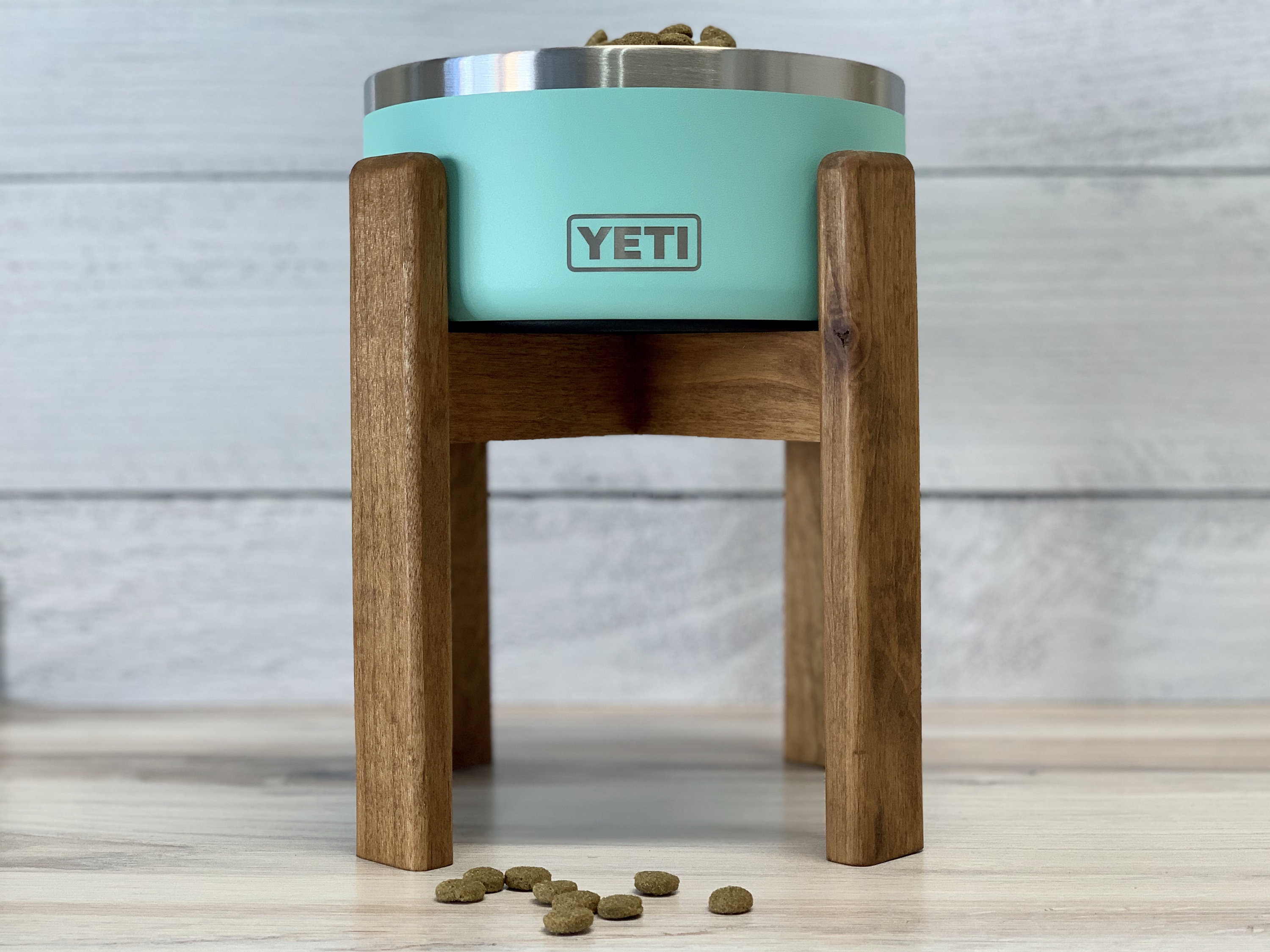 Modern Elevated Dog Bowl Stand MidCentury Feeding Stand Etsy