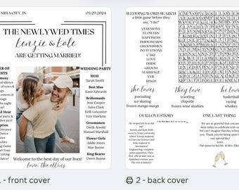 Wedding Day Newspaper Template