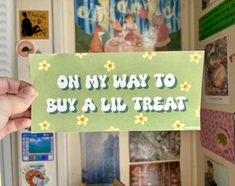 Lil Treat Daisy Bumper Sticker