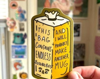 Bag of Clay Endless Possibilities Vinyl Sticker